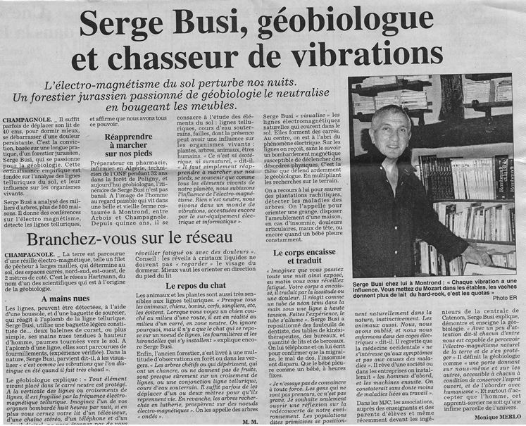 Géobiologue et chasseur de vibrations